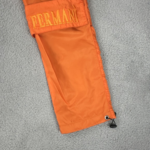 Zella Fermani‎ 2.0 Cargo Pants Men Large Orange Mesh Lined Embroidered Logo - Picture 8 of 16